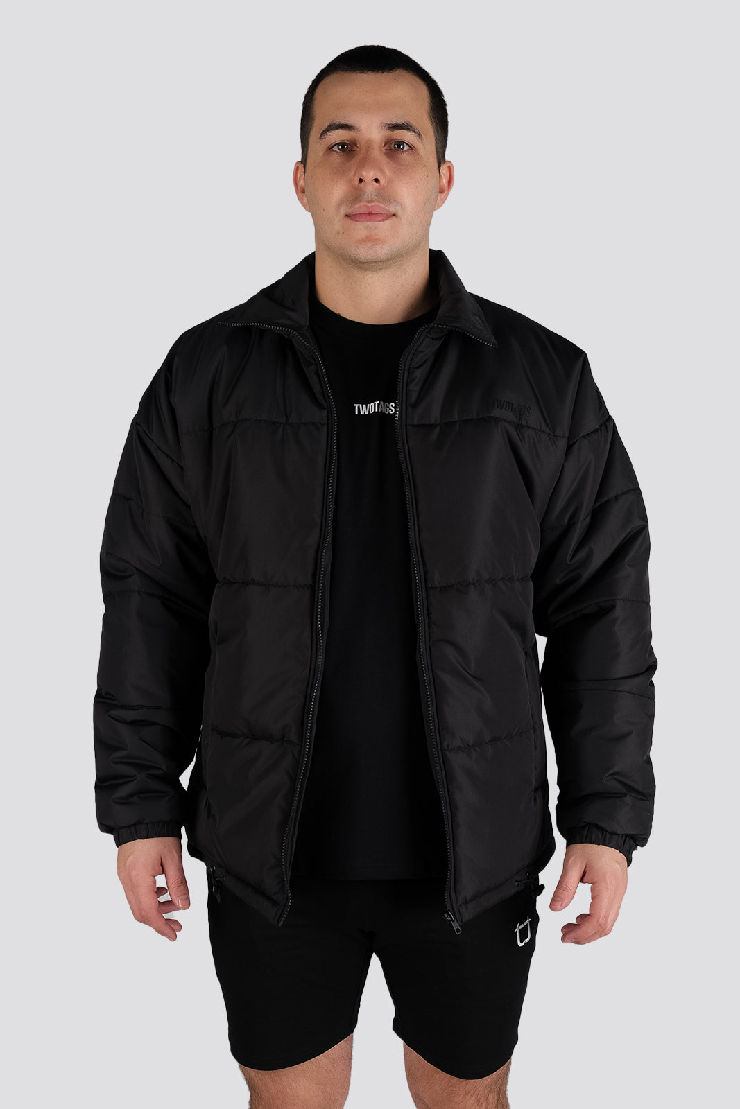 Flux Puffer Jacket  - Black
