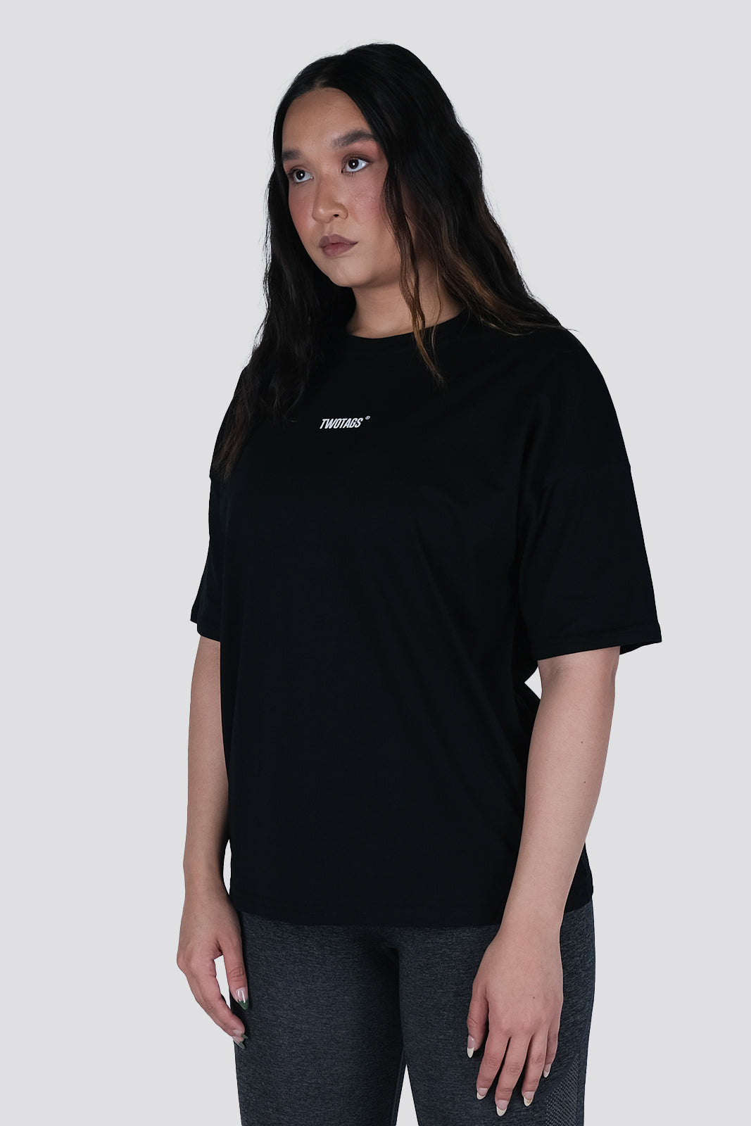 Placid Oversized T-Shirt - Black