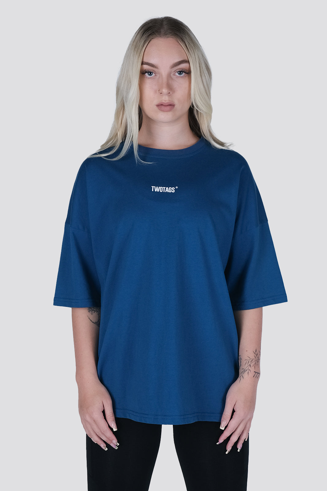 Placid Oversized T-Shirt - Sapphire