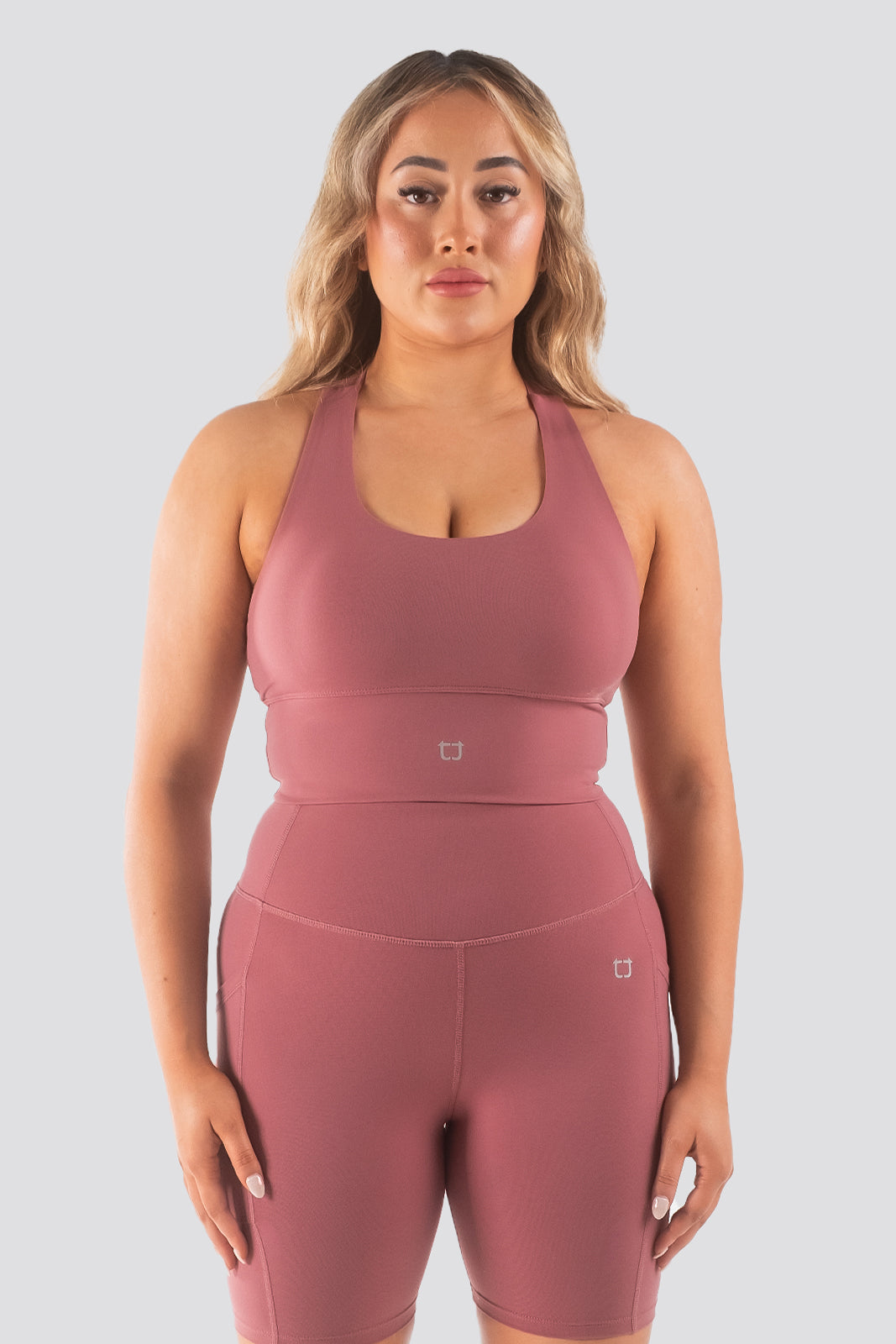 Vibe X V2 Supportive Cropped Tank - Rose